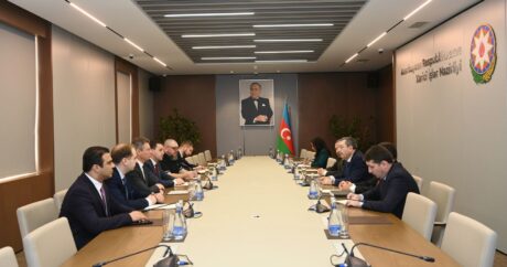 Халаф Халафов провел встречу с делегацией межпарламентской группы дружбы Украина-Азербайджан