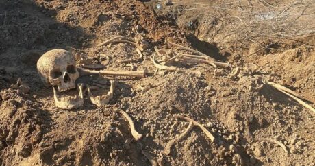 В Физули в ходе работ по разминированию обнаружены человеческие останки