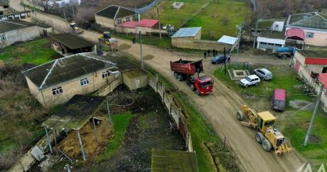 В Хачмазе реконструируется дорога протяженностью 30 километров