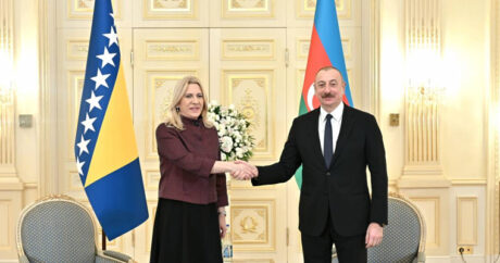 Президент Ильхам Алиев встретился с председателем Президиума Боснии и Герцеговины
