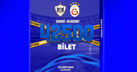 На матч «Карабах» — «Галатасарай» продано уже свыше 40 тыс. билетов