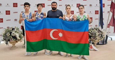 Азербайджанские гимнасты завоевали три «золота» и одно «серебро» на Международном турнире
