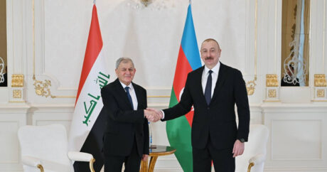 Президент Ильхам Алиев встретился с Президентом Ирака