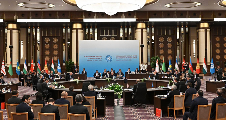 Президент Ильхам Алиев принял участие в чрезвычайном саммите Организации тюркских государств