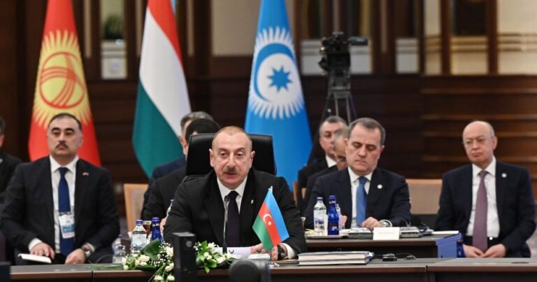 Ильхам Алиев: По числу спасателей, отправленных в Турцию, Азербайджан был первым среди стран мира