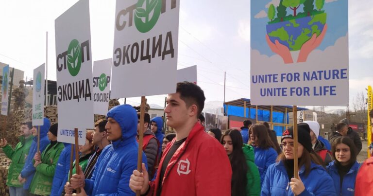 Акция протеста на дороге Лачин-Ханкенди продолжается 84-й день