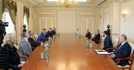 Президент Ильхам Алиев принял делегацию во главе с министром безопасности Боснии и Герцеговины