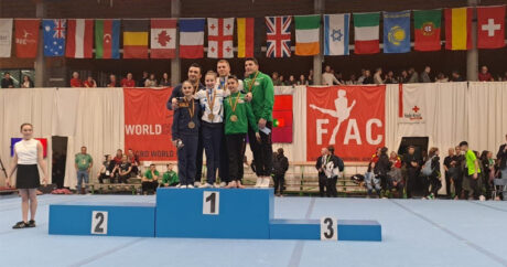 Азербайджанские спортсмены завоевали медали на международных соревнованиях по акробатической гимнастике