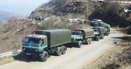 По Лачинской дороге беспрепятственно проехал караван из 21 автомашины РМК