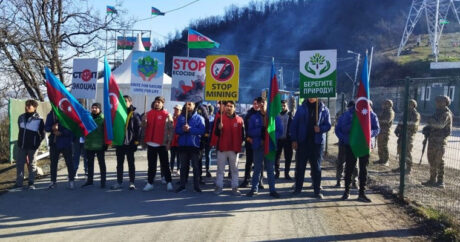 Акция протеста на дороге Лачин-Ханкенди продолжается 113-й день