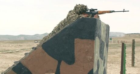 В азербайджанской армии проводятся состязания на звание «Лучший снайпер»