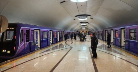 Внесены изменения в график движения поездов бакинского метро