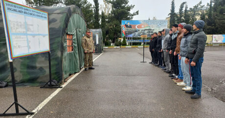В Азербайджане проводятся учебные сборы военнообязанных