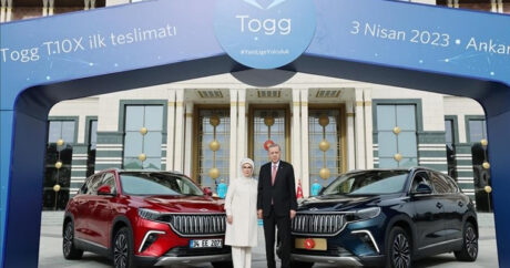 Эрдоган стал первым обладателем электрокара турецкой разработки Togg T10X