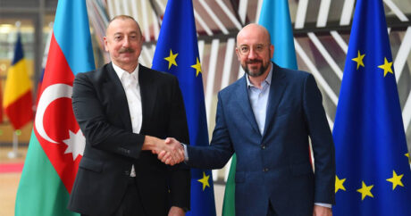 Состоялась встреча Ильхама Алиева с президентом Совета Европейского Союза Шарлем Мишелем