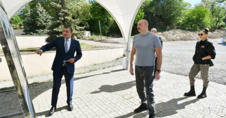 Ильхам Алиев и Мехрибан Алиева были проинформированы о концепции развития туризма в поселке