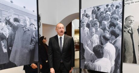 Президент Ильхам Алиев, первая леди и члены их семьи приняли участие в открытии в Шуше Творческого центра