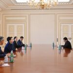 Президент Ильхам Алиев принял председателя Сената Олий Мажлиса Узбекистана