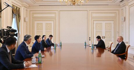 Президент Ильхам Алиев принял председателя Сената Олий Мажлиса Узбекистана