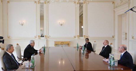 Президент Ильхам Алиев принял президента Всемирной федерации таэквондо
