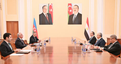 Али Асадов встретился с председателем Палаты представителей парламента Египта