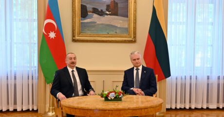 Состоялась встреча президентов Азербайджана и Литвы в узком составе