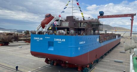 В Азербайджане спущен на воду танкер «Зангилан»
