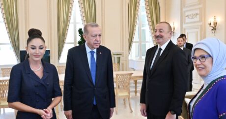 Состоялся совместный рабочий обед президентов Азербайджана и Турции