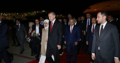 Реджеп Тайип Эрдоган прибыл с государственным визитом в Азербайджан