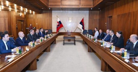 Джейхун Байрамов встретился с председателем Национального совета Словакии