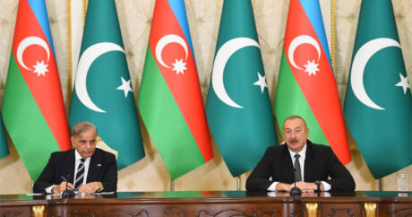 Ильхам Алиев и Мухаммад Шахбаз Шариф выступили с заявлениями для печати