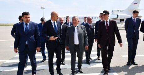 Раис Республики Татарстан прибыл с визитом в Азербайджан
