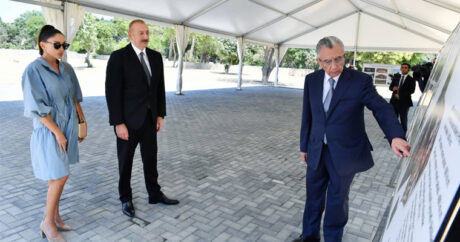 Ильхам Алиев и Мехрибан Алиева ознакомились с работами, проводимыми в Центральном ботаническом саду