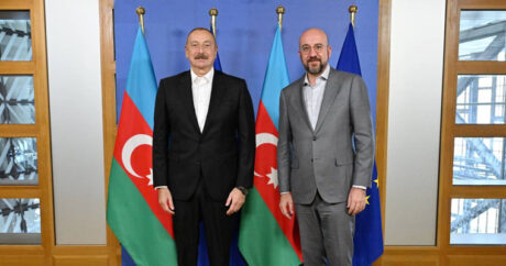 В Брюсселе состоялась встреча Президент Ильхама Алиева с Президентом Совета Европейского Союза Шарлем Мишелем