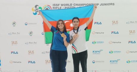 Азербайджанская спортсменка завоевала золотую медаль на чемпионате мира по стрельбе