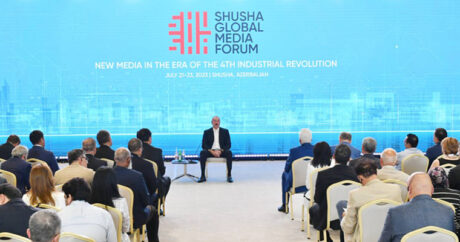 Президент Ильхам Алиев выступил на Шушинском Глобальном медиафоруме