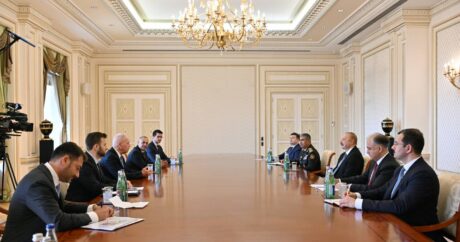 Президент Ильхам Алиев принял министра обороны Израиля
