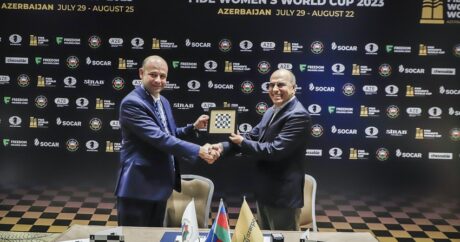 Выпущена почтовая марка по случаю проведения в Баку Кубка мира по шахматам