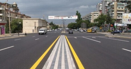 На проспекте Гара Гараева в Баку снижен скоростной режим