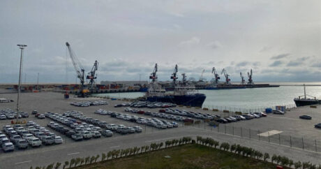 Количество перевезенных автомобилей через Бакинский порт увеличилось в три раза