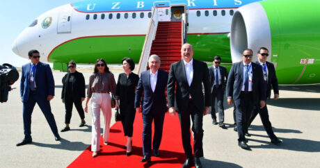 Президент Узбекистана Шавкат Мирзиёев прибыл в Физулинский район