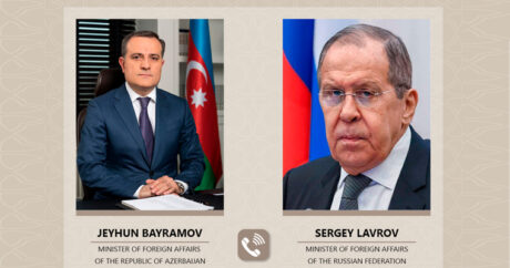 Состоялся телефонный разговор глав МИД Азербайджана и России