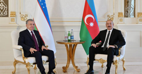 Состоялась встреча президентов Азербайджана и Узбекистана один на один