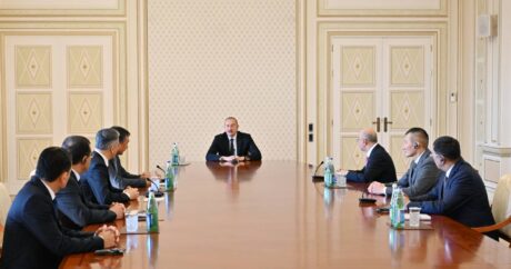Президент Ильхам Алиев принял министров тюркских государств