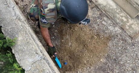 В Баку на кладбище найдены пистолет и ручная граната