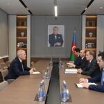 Джейхун Байрамов встретился с новым послом Латвии