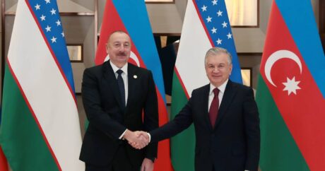 Состоялась встреча Президента Ильхама Алиева с Президентом Узбекистана Шавкатом Мирзиёевым