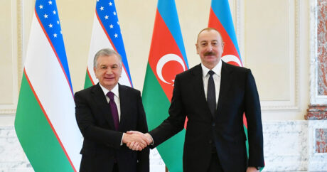 Президент Ильхам Алиев встретился с Президентом Узбекистана Шавкатом Мирзиёевым