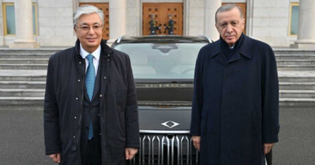 Эрдоган подарил Токаеву электромобиль TOGG