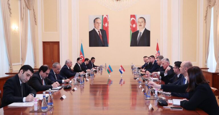 Али Асадов встретился с премьер-министром Хорватии